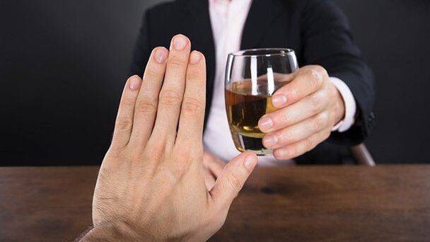 Rexeitamento do alcol